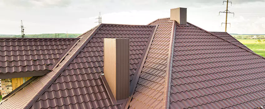 Residential Chimney Flashing Restoration in El Dorado Hills, CA