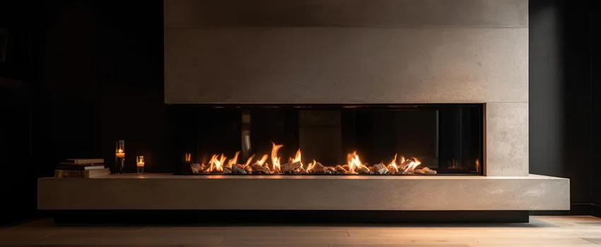 Gas Fireplace Ember Bed Design Services in El Dorado Hills, California