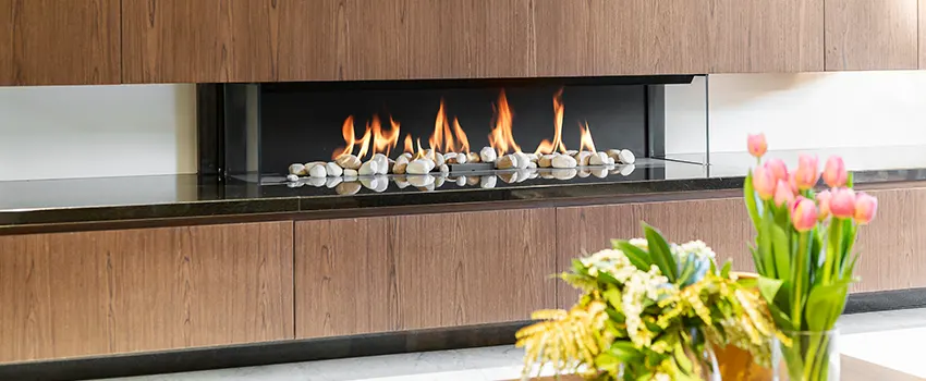 Double-height Fireplace Design Refurbishment in El Dorado Hills, California