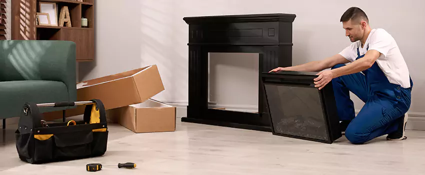 Old Rusted Metal Fireplace Repair And Replacement in El Dorado Hills, CA
